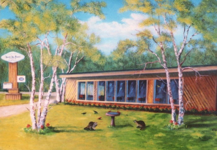 Bière de Mac Brew Works (Neath the Birches) - Oil Painting (newer photo)